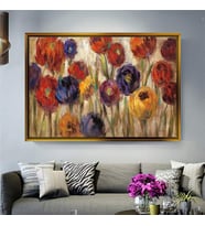 Altın Çerçeveli dekoratif tablo l564 (Gold)