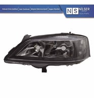 Opel Astra G Sağ Ön Far Siyah 1998-204