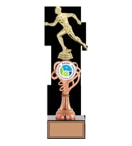 ODAK KUPA - Figürlü Kupalar - Atletizm Erkek Figürlü Kupalar FG-034 C - 35 cm