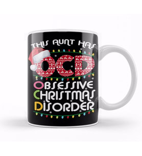 This Aunt Has Obsessive Christmas Disorder Kupa Bardak Porselen