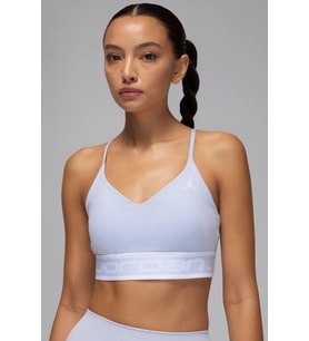 Nike Jordan Support Indy Logo Women's Bra Kadın Açık Mavi