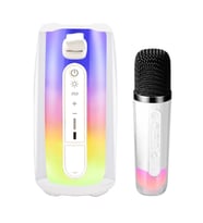 Pluse 7 Mikrofonlu RGB Kablosuz Hoparlör - Beyaz