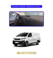 PEUGEOT EXPERT TRAVELLER 2018+TORPİDO KORUMA HALISI MAVİ KENAR