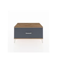 Hyperion Şifonyer Tek Çekmeceli 88x44x48 Çam-Antrasit