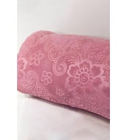 Padişah Desenli Pembe Çift Kişilik Battaniye Nishev-P000076