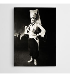 Atatürk Yeniçeri Kıyafetiyle Kanvas Tablo