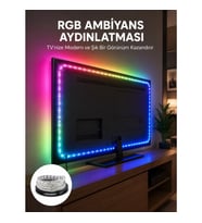 Mey İthalat® Müzikle Senkronize LED Şerit TV Aydınlatma Yeni Nesil