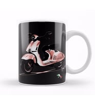Vespa Italia flag Kupa Bardak Porselen