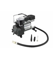 Hava kompresörü tek pistonlu metal gövde 12v araçlar için uyumlu (Gri)