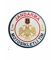 Jandarma Motosiklet Timi 3D ARMASI, Yeni Model Cırtlı, Standart Ölçü, (Çok Renkli)