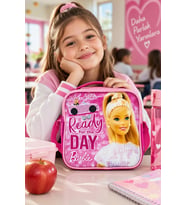Barbie Beslenme Çantası Çocuk Öğrenci Okul Yemek Çantası Günlük Okul Kullanımı 21x21x10 cm