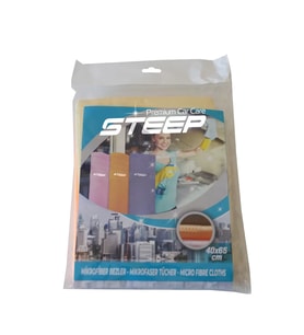 STEEP  Mikrofiber 40x40 cm Baklava Desen Cam Temizlik Bezi