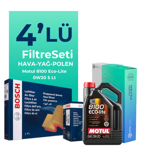 Bosch Kia Ceed 1.5 Benzin Filtre Bakım Seti Motul Motor Yağlı (2019-2024) 4 Lü