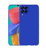 Samsung Galaxy M33 Uyumlu Kılıf Zore Premier Silikon Kapak (SAKS MAVI)