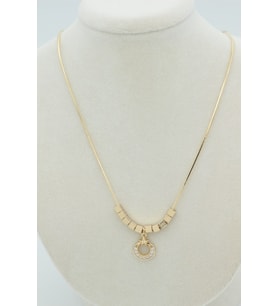 STİL İNCİSİ/XUPING JEWELRY TÜRK BAYRAĞI ZİRKON TAŞLI KOLYE