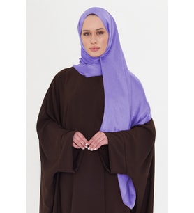 Mor Düz Klasik Şal Turlu Polyester Lüx Janjan 202126_22