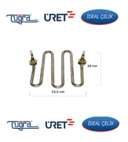 Tuğra-Üret-İdeal Semaver Çay Kazanı Makinası Rezistansı 2000 Watt (Metal)