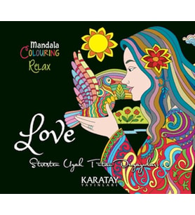 Coloring Relax Mandala - Love