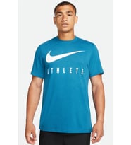 Nike Dri Fit Training Cotton Tee Short Sleeve Baskılı Siyah Tişört