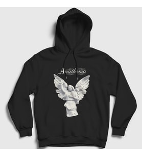 Presmono Unisex Siyah Eternity Anathema Kapüşonlu Sweatshirt 9504tt
