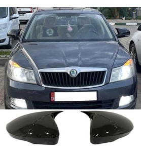 Skoda Octavia Mk2 A5 Facelift Batman Yarasa Ayna Kapağı Piona Black ABS 2009-2013