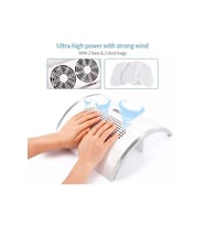 ELLEA NAIL Protez Tırnak Toz Toplama Cihazı 3 Motorlu 40 Watt Yüksek Cekiş Gücü