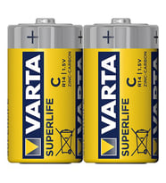 Varta Superlife Çinko Orta C Boy Pil 24'lü Paket