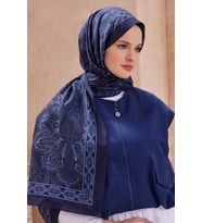 Fresh Çiçek Desen Vintage Şal 3