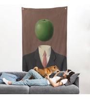 Rene Magritte - Soyut Sabit Fikir Duvar Örtüsü-7343