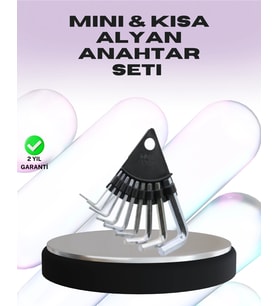 9 Parça Alyan Anahtar Seti Farklı Metrik Ölçü Pratik Taşıma