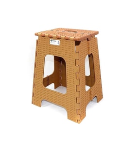 Katlanır Rattan Tabure Büyük