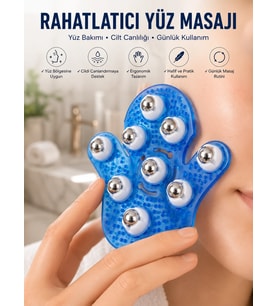 9 Bilyeli Masaj Eldiveni Giyilebilir Plastik Vücut Sıkılaştırıcı