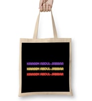 Kareem Abdul-Jabbar - Basketball gifts Vintage Retro Rainbow Quotes For BOYS AND Dad Bez Çanta Uzun Saplı