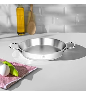 Nehir Silver Çelik 18 Cm Omlet Sahan - Kapaksız