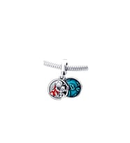 Fubena 925 Ayar  Lilo ve Stitch Aile Sallantılı Charm