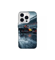 IPHONE 15 PRO UYUMLU ÖZEL REDBULL F1 YAĞMURLU PİST TASARIMLI LÜKS SİLİKON KILIF (Çok Renkli)