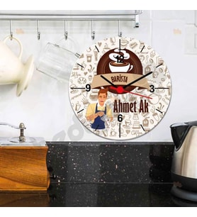 Barista Duvar Saati