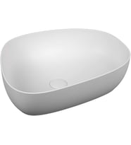 Vitra Outline 5991B401-0016 Asimetrik Lavabo, 56 Cm, Mat Beyaz