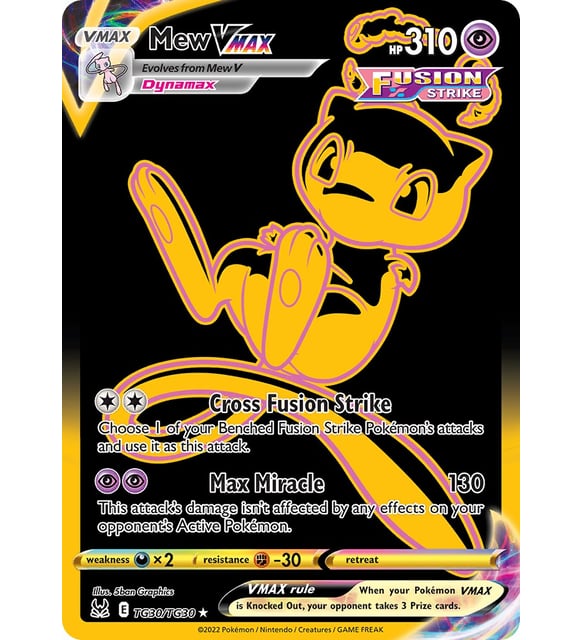 Mew VMAX ポケモンカード 310HP Pokemon Mew VMAX 310HP Kart