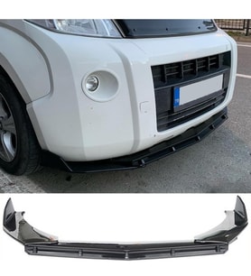 Fiat Fiorino Ön Lip Parlak Siyah 3 Prç Brabus Kırılmaya Dayanıklı ABS