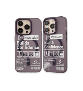 Apple İphone 14 Pro Kılıf Apollo Magneticsafe Desenli Kapak - Apollo Mor - 6