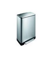 Prima Nova Paslanmaz Çelik Softclose Pedallı Banyo Mutfak Ofis Çöp Kovası Inox 12 Lt