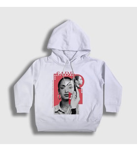 Presmono Unisex Çocuk Beyaz Angel Müzik Sade Kapüşonlu Sweatshirt 552769tt