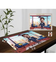 BK Gift Kişiye Özel Baba Tasarımlı 1000 Parça Profesyonel Puzzle-6, 1000 Puzzle, Arkadaşa Hediye