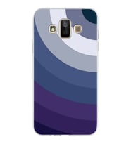 Samsung Galaxy J7 Duo Kapak Renk Cümbüşü Tasarımlı Şeffaf Silikon Kılıf