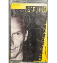 (Plak Değildir KASET tir) Kaset Sting The Best Of Sting Fields Of Gold Kaset