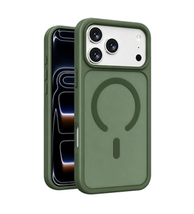 Mey İthalat® iPhone 18 Pro Max Jota Magsafe Kapak - Koyu Yeşil