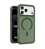 Mey İthalat® iPhone 18 Pro Max Jota Magsafe Kapak - Koyu Yeşil