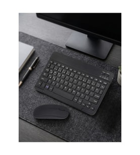 Bluetooth Klavye Mouse Seti Taşınabilir Wireless Bilgisayar Aksesuarı