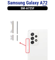 Samsung Galaxy A72 Açma Kapama Ve Yan Ses Tuşu Plastik Düğme SM-A725F Uyumlu